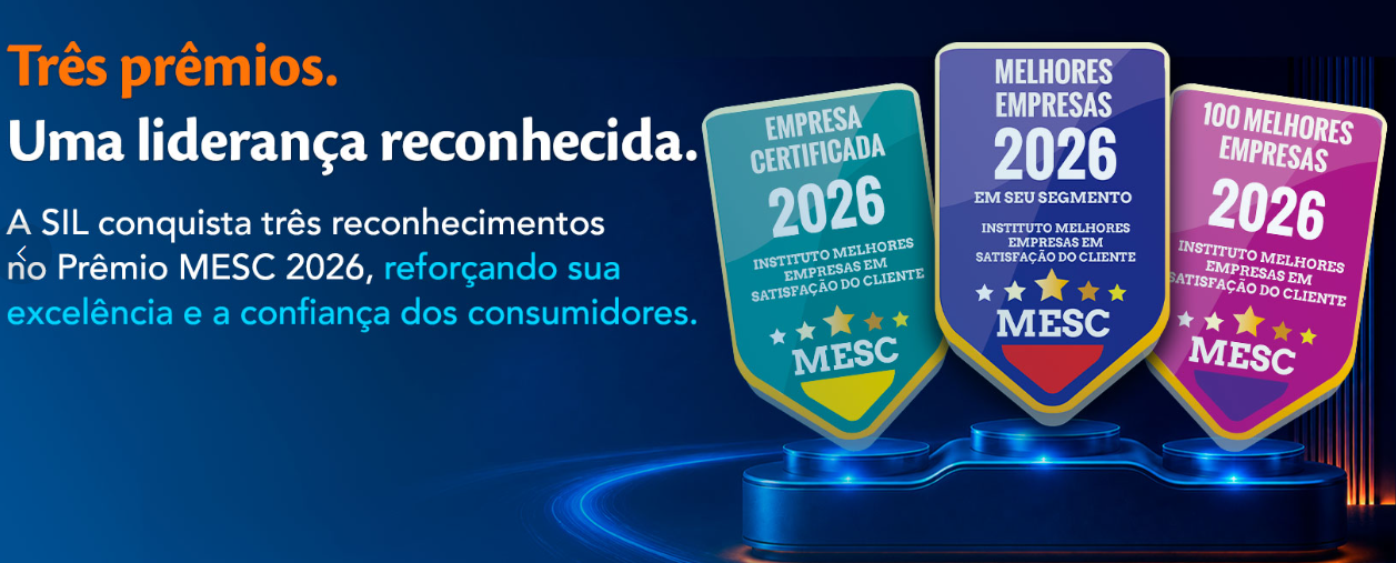 Três prêmios. Uma liderança reconhecida. SIL no Prêmio MESC 2026.